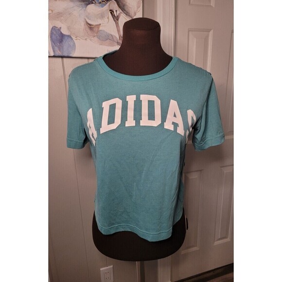2 for $20 Adidas Crop Tee - Picture 1 of 4